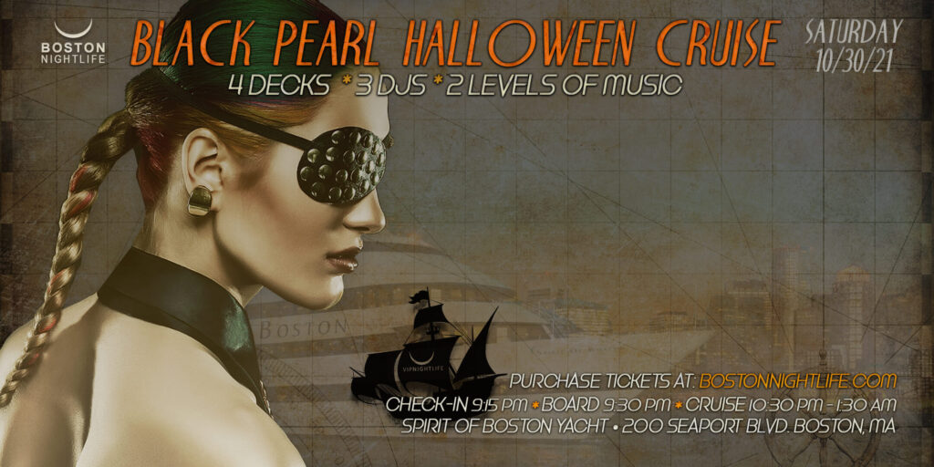 Black Pearl Boston Halloween Party Cruise